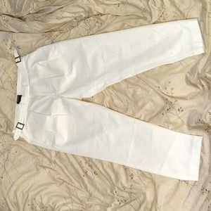 Todd Snyder White gurkha pants in white cotton (adjustable, max 18")